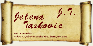 Jelena Tasković vizit kartica